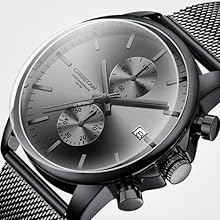 GOLDEN HOUR Men’s Quartz Chronograph Watch – Black