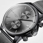 GOLDEN HOUR Men’s Quartz Chronograph Watch – Black