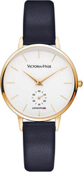 VICTORIA HYDE Quartz Watch for Women – Easy Read Dial with Genuine Leather Strap