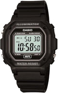 Casio Men’s F108WH Digital Watch – Black Resin Strap, Illuminator