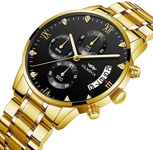Luxury Stainless Steel Business Casual Watch Elegant Quartz Analog Timepiece