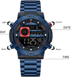 NAVIFORCE Men’s Business Chronograph Stainless Steel Quartz Watch