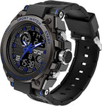 Military Tactical Waterproof Digital Stopwatch Watch for Men