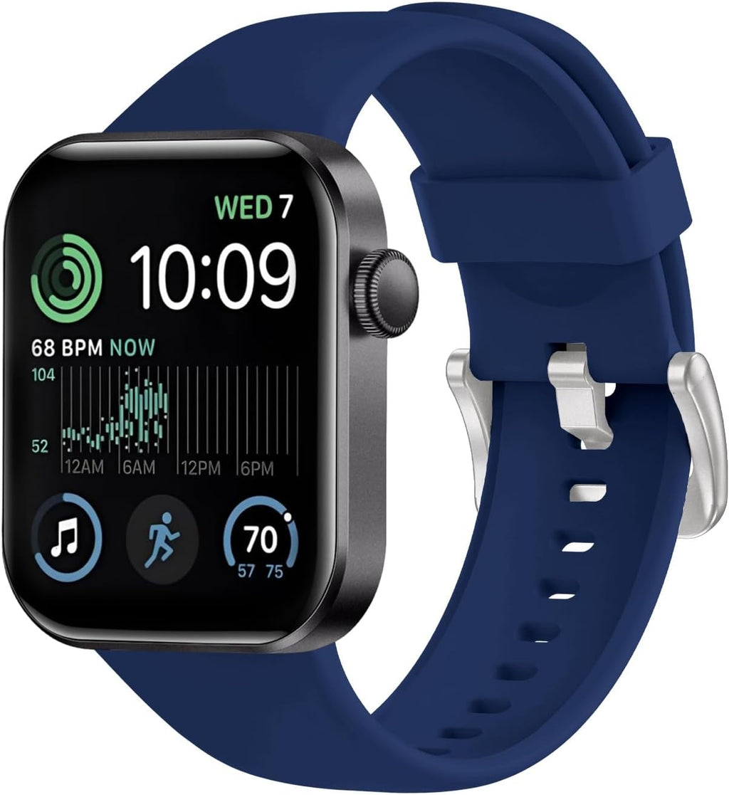 Title: Smartwatch Fitness Tracker Large Display, Waterproof, Heart Rate & Sleep Monitor | Compatible with Android & iPhone