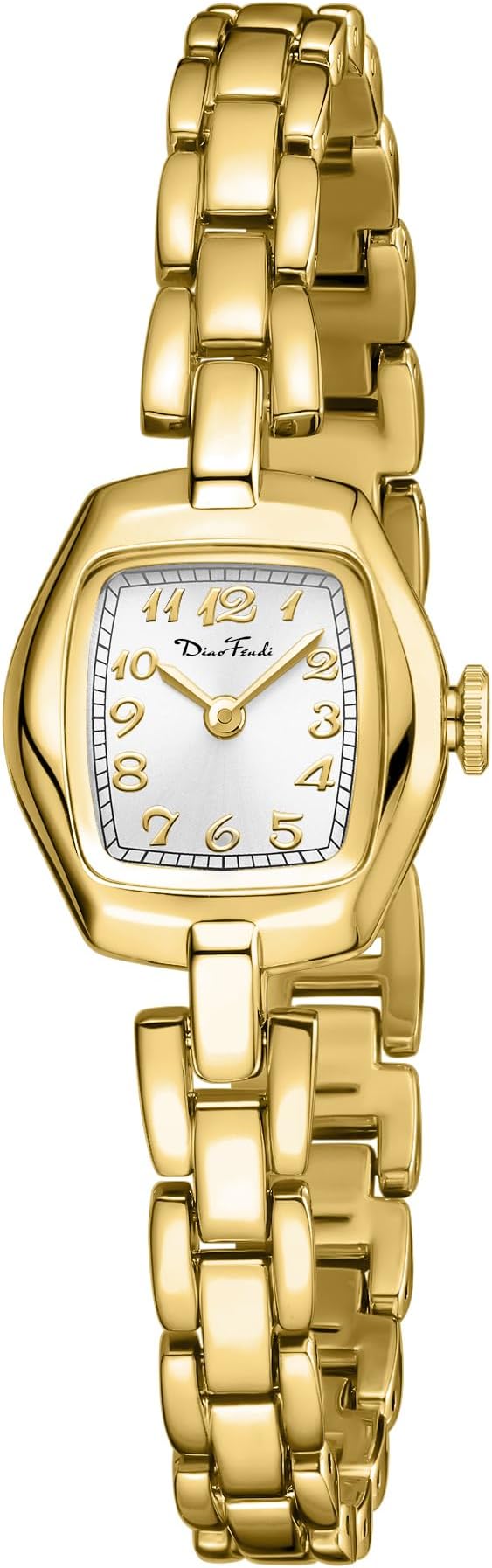 Diaofendi Women’s Vintage Stainless Steel Bracelet Waterproof Quartz Watch