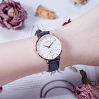 VICTORIA HYDE Quartz Watch for Women – Easy Read Dial with Genuine Leather Strap