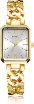 CIVO Women’s Gold & Silver Wrist Watch (Quartz Analog, Stainless Steel)