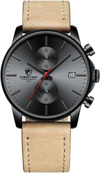 GOLDEN HOUR Men’s Quartz Chronograph Watch – Black