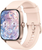 Bluetooth Smartwatch for Men & Women Fitness Tracker with Heart Rate, Sleep & Activity Monitor | Waterproof Touchscreen