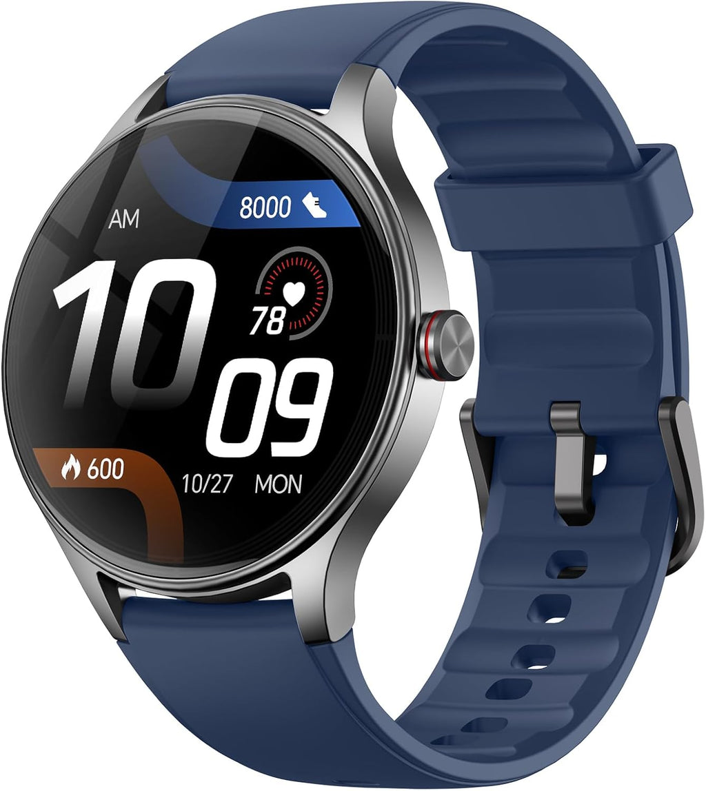 Bluetooth Ultra-HD Smartwatch for Men & Women — Fitness Tracker with Heart Rate, SpO₂, Sleep Monitor & Waterproof Design (Android/iOS Compatible)