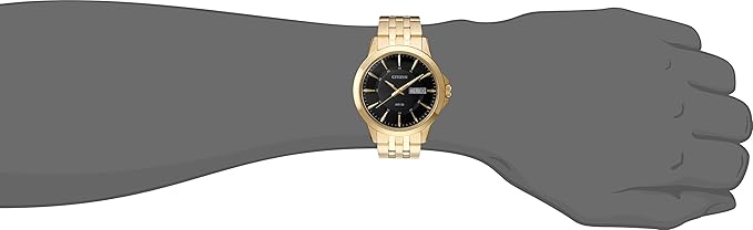 Citizen Men’s Quartz Watch – Gold Stainless Steel, Black Dial (41mm BF2013-56E)