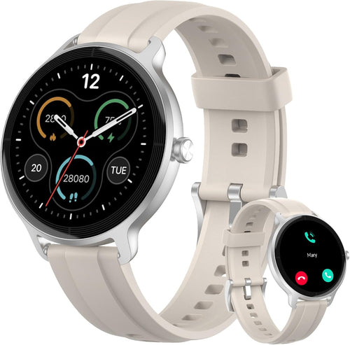 AI Smartwatch with Bluetooth Calling, 1.27" HD Touchscreen & IP68 Rating