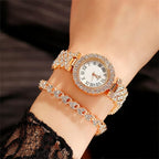 CdyBox Elegant Diamond Bracelet Women’s Quartz Watch
