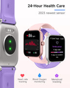 TOOBUR Alexa Smartwatch, Bluetooth Calling, Fitness Tracking, IP68 Waterproof
