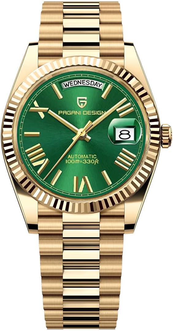 LACZ DENTON Pagani DD40 Men’s Automatic Watch – Sapphire Glass, Mechanical, 10Bar