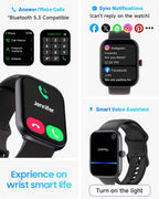 TOOBUR Smartwatch with Alexa, HD Display, Call & Fitness Tracking