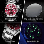 OLEVS Men’s Luxury Quartz Watch with Date