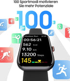 TOOBUR Smartwatch with Alexa, HD Display, Call & Fitness Tracking