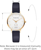 VICTORIA HYDE Quartz Watch for Women – Easy Read Dial with Genuine Leather Strap