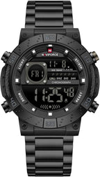 NAVIFORCE Men’s Business Chronograph Stainless Steel Quartz Watch