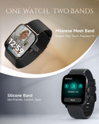 TOOBUR Smart Watch for Women, Bluetooth Calling, Fitness & Health Tracking