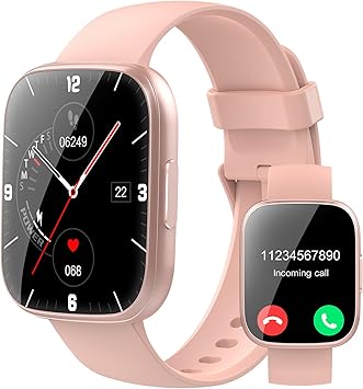 Men & Women Smartwatch – Bluetooth Call, Fitness Tracker, 110+ Sports Modes, HD Touchscreen
