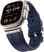 Tasikar Stainless Steel and Silicone Replacement Band Compatible with Apple Watch