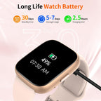 Smart Watch for Men Women, 1.83" HD, Alexa Built-in, Bluetooth 5.3 Calls & Notifications, IP68 Waterproof,100+ Sport Modes,Fitness Tracker/Heart Rate/SpO2/Sleep Monitor for Android iOS (Pink)