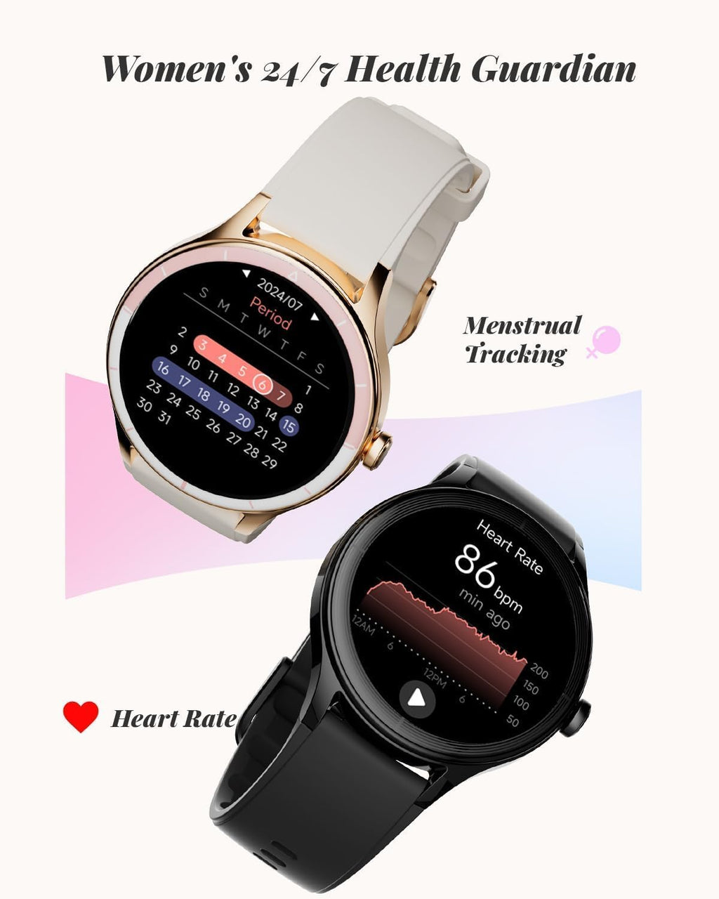 TOOBUR Women’s Smart Watch with Bluetooth Calling