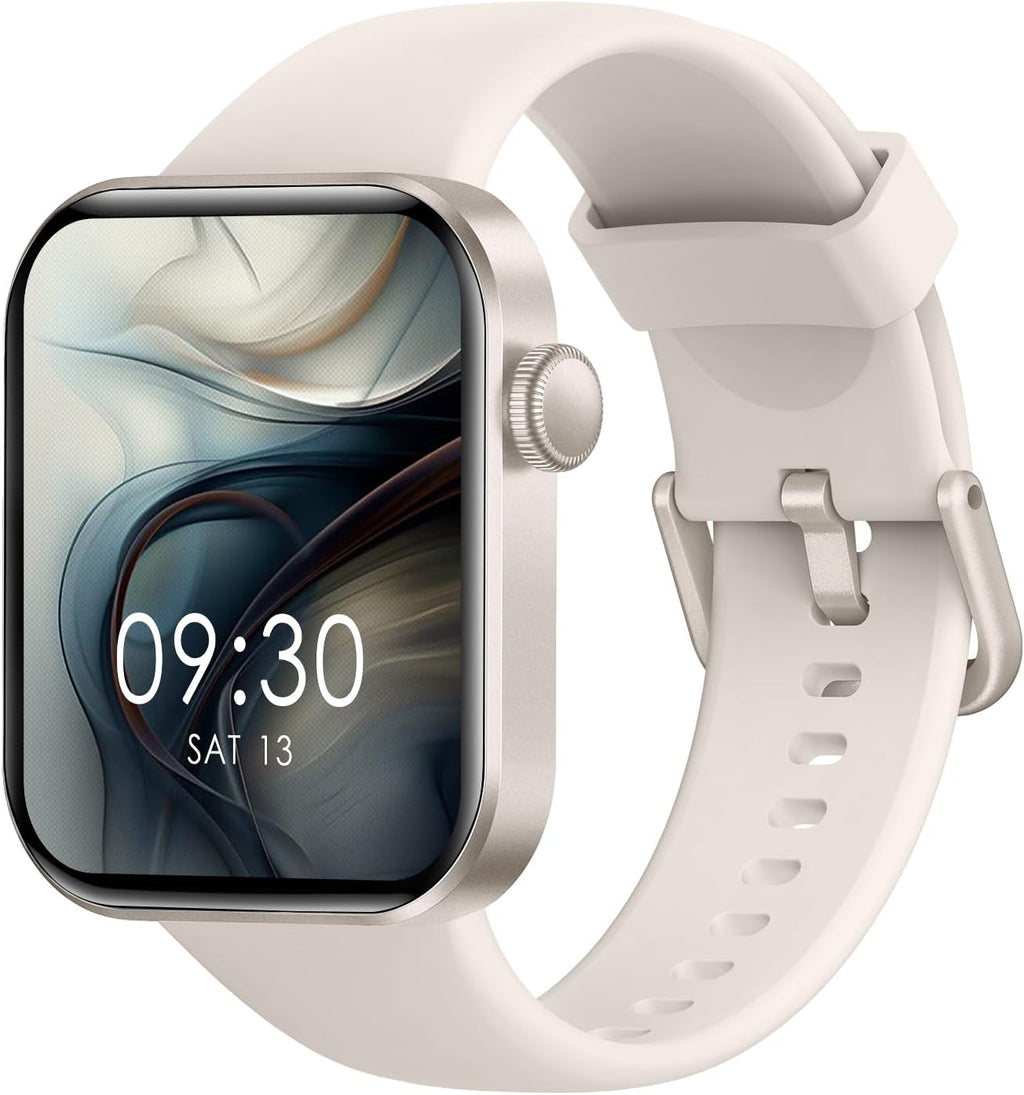 Title: Smartwatch Fitness Tracker Large Display, Waterproof, Heart Rate & Sleep Monitor | Compatible with Android & iPhone