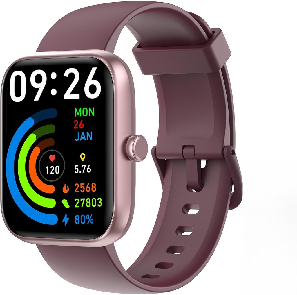 Smart Watch with Alexa, Bluetooth Calling & Fitness Tracking