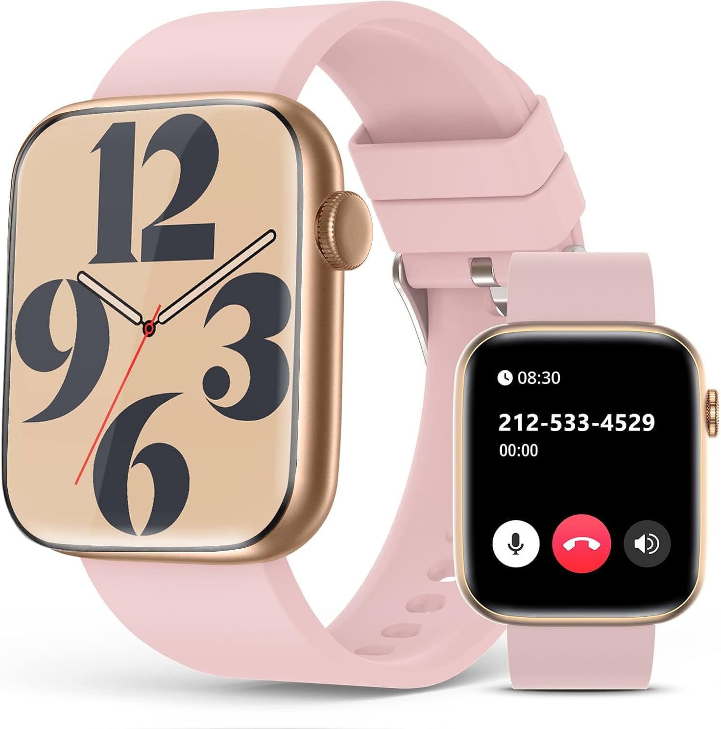 Smartwatch Bluetooth Calls, 1.9" HD Screen, 24/7 Health Monitoring