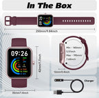 Smart Watch with Alexa, Bluetooth Calling & Fitness Tracking