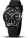 Unisex Analog Quartz Sports Watch – 30M Waterproof, Date Dial, Casual Design