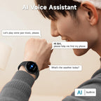 AI Smartwatch with Bluetooth Calling, 1.27" HD Touchscreen & IP68 Rating
