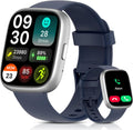 Smart Watch for Men Women, 1.83" HD, Alexa Built-in, Bluetooth 5.3 Calls & Notifications, IP68 Waterproof,100+ Sport Modes,Fitness Tracker/Heart Rate/SpO2/Sleep Monitor for Android iOS (Black)