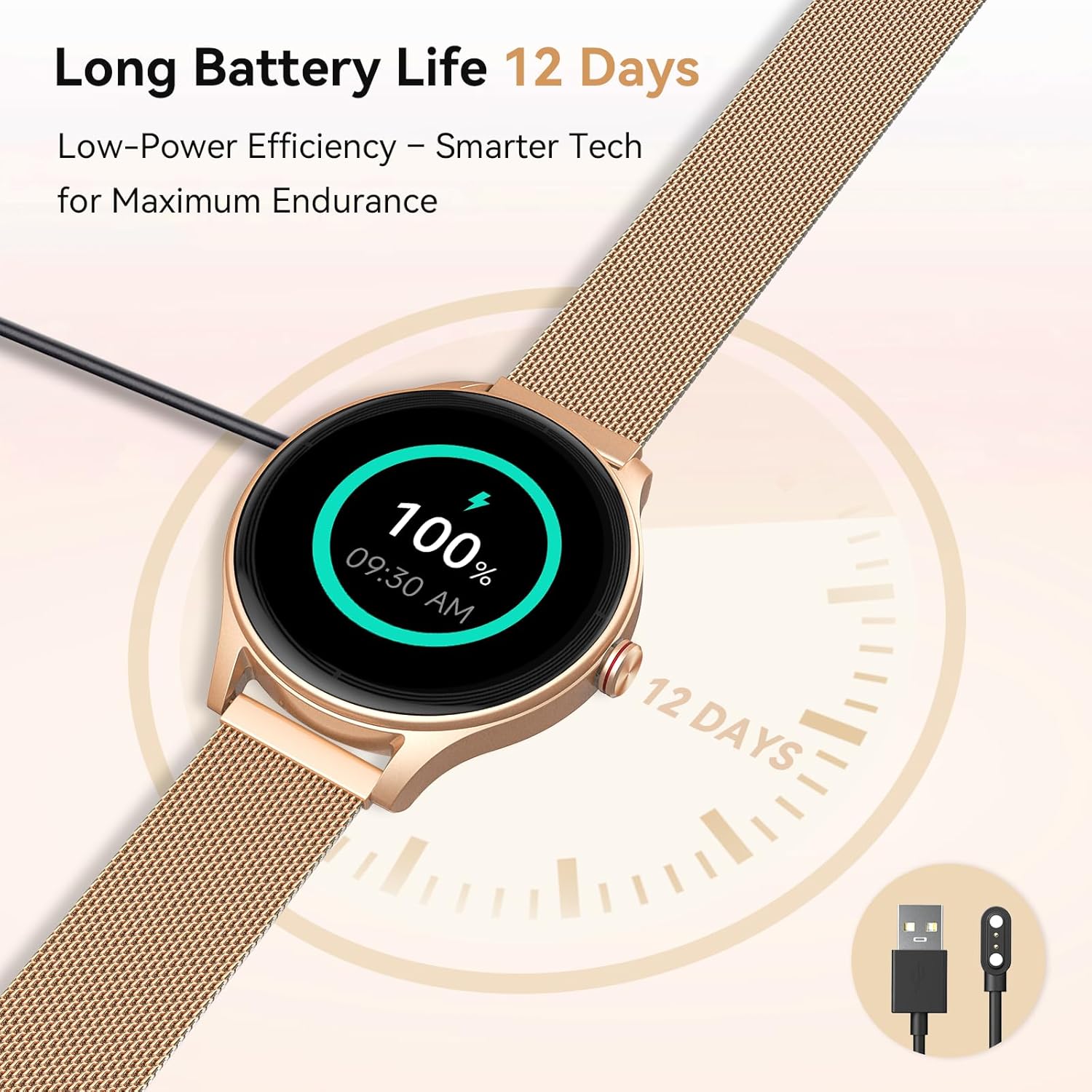 Bluetooth Ultra-HD Smartwatch for Men & Women — Fitness Tracker with Heart Rate, SpO₂, Sleep Monitor & Waterproof Design (Android/iOS Compatible)