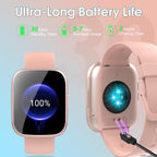 Men & Women Smartwatch – Bluetooth Call, Fitness Tracker, 110+ Sports Modes, HD Touchscreen