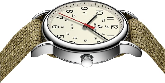 LN LENQIN Men's Military Army Watch – Waterproof, Sports, Comfortable Strap