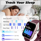 Smart Watch with Alexa, Bluetooth Calling & Fitness Tracking