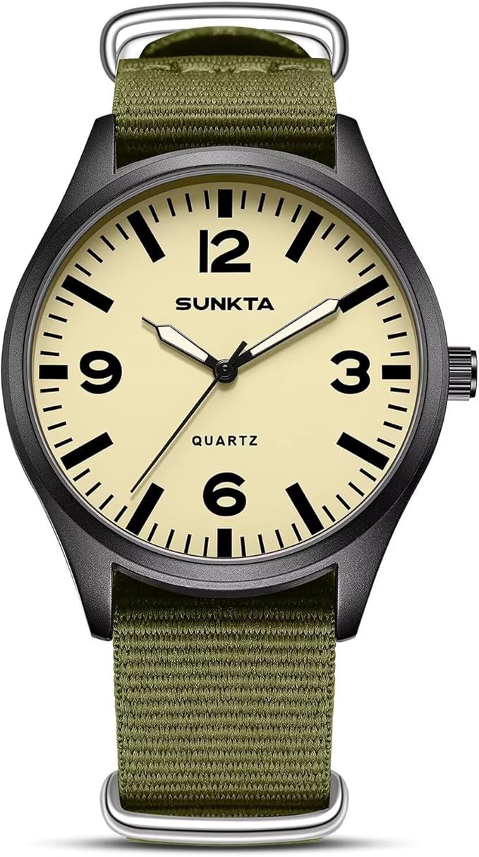 LIGE Military Luminous Waterproof Tactical Watch for Men