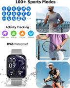EarlySincere Smartwatch Always-On Display, Waterproof Fitness & Activity Tracker | Android & iOS Compatible