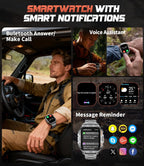 LIGE DM6 GPS Smart Watch – 2.13” AMOLED, 170+ Sports, IP68