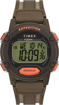 Timex Expedition Leather and Fabric Strap Outdoor Watch