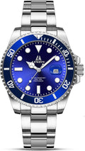 Men’s Stainless Steel Quartz Watch Waterproof Luminous Luxury Fashion Timepiece