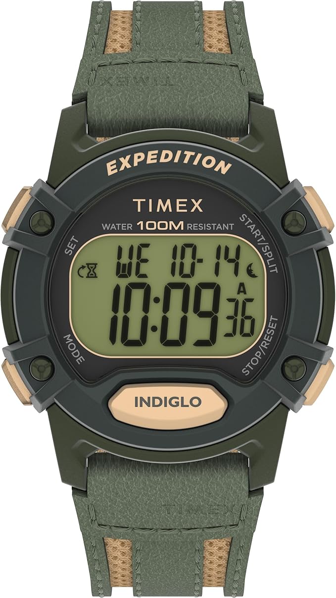Timex Expedition Leather and Fabric Strap Outdoor Watch