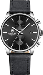 GOLDEN HOUR Men’s Quartz Chronograph Watch – Black