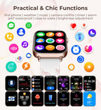 Women's Smartwatch with Call Function & Health Tracking (Iaret, Rose Gold)