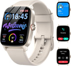 Bluetooth Smartwatch for Men & Women Fitness Tracker with Heart Rate, Sleep & Activity Monitor | Waterproof Touchscreen