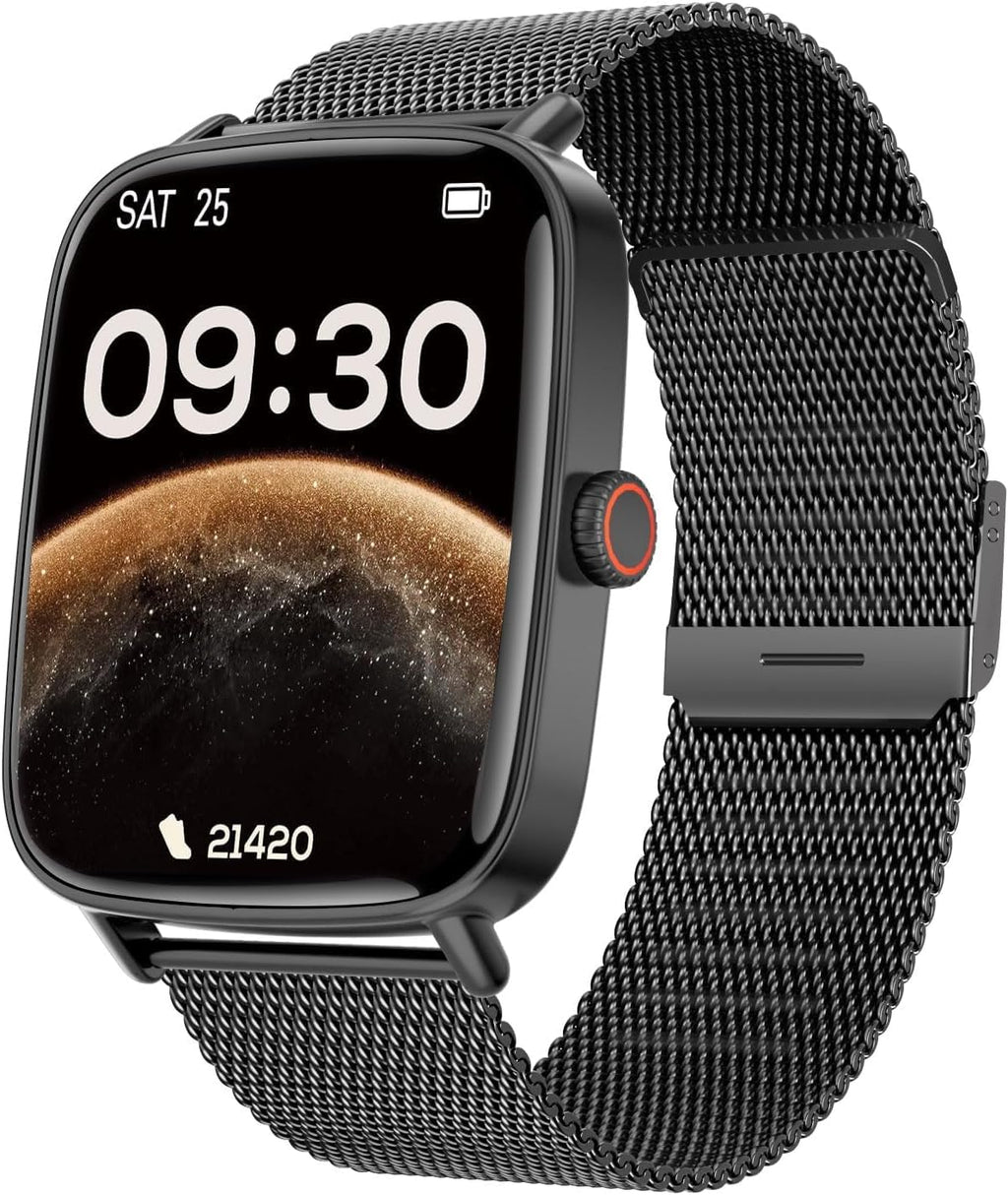 TOOBUR Smart Watch for Women, Bluetooth Calling, Fitness & Health Tracking